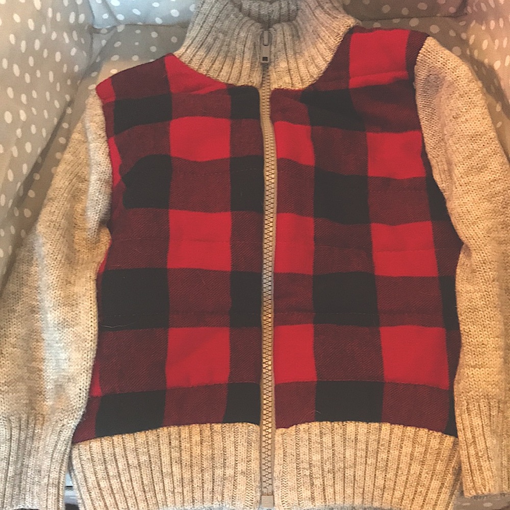Cat&Jack Sherpa Lined Sweater